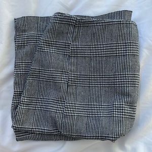 Mini plaid skirt